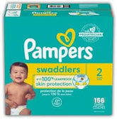 Pampers Swaddlers Diapers - Size 2(156 Count)